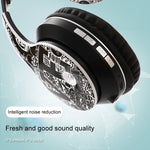 Auricolare Bluetooth V5.0 Wireless con motivo Graffiti