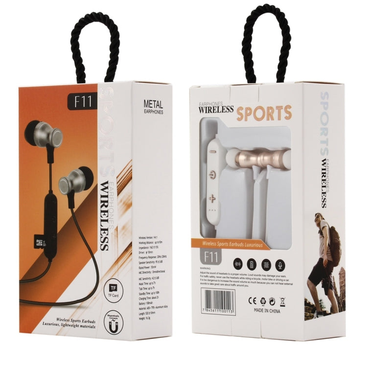 Auricolare Bluetooth F11 a collo con controllo volume