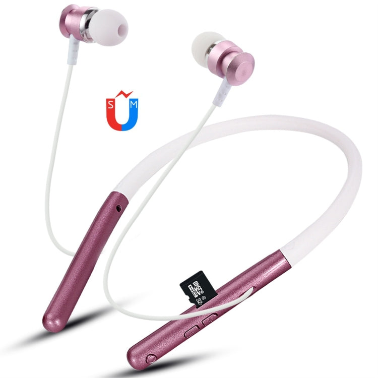 Auricolare Bluetooth F108 Bluetooth 4.2 con design a collo appeso, supporto per riproduzione musicale, commutazione, controllo volume e risposta