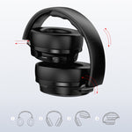 awei A780BL Bluetooth 5.0 Cuffie Bluetooth wireless bassi pieghevoli con jack Aux da 3,5 mm, A780BL