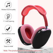 Un paio di custodie protettive per cuffie in silicone antigraffio a copertura totale per AirPods Max