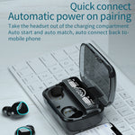 Auricolari Bluetooth M10 TWS con display digitale