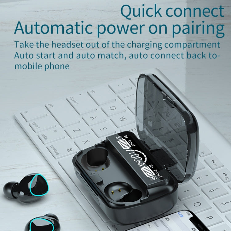 Auricolari Bluetooth M10 TWS con display digitale