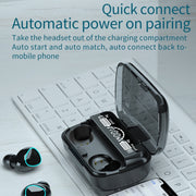 Auricolari Bluetooth M10 TWS con ricarica