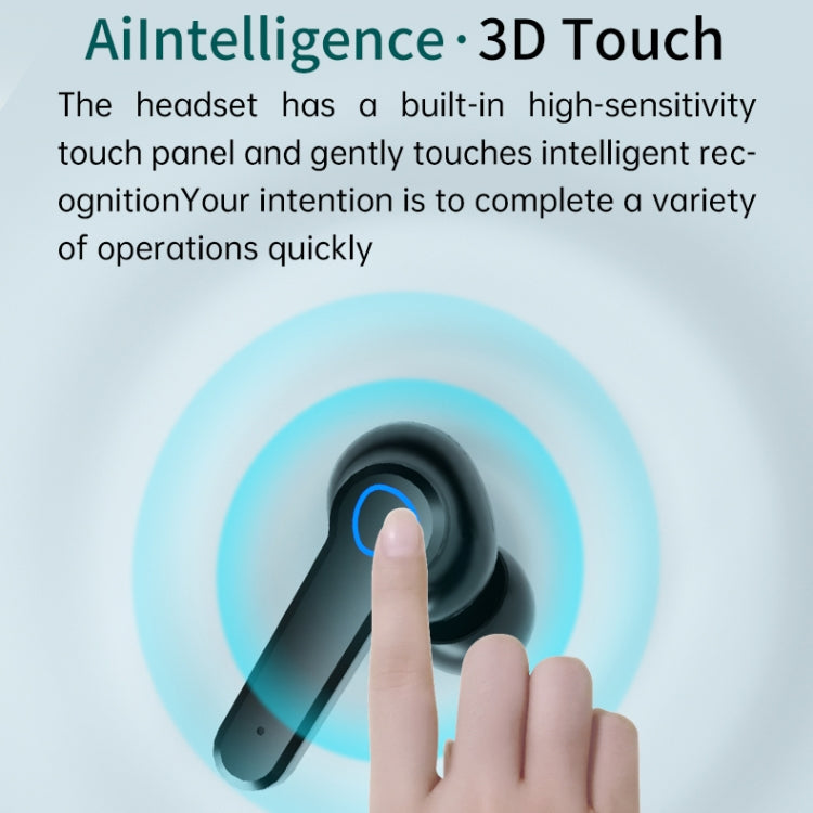 Auricolare Bluetooth wireless M19 Bluetooth 5.1 TWS con display digitale con scatola di ricarica, supporto Touch, Siri e display batteria