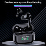awei T29P Bluetooth V5.0 LED Display digitale Ture Wireless Sports IPX4 Auricolare TWS impermeabile con custodia di ricarica