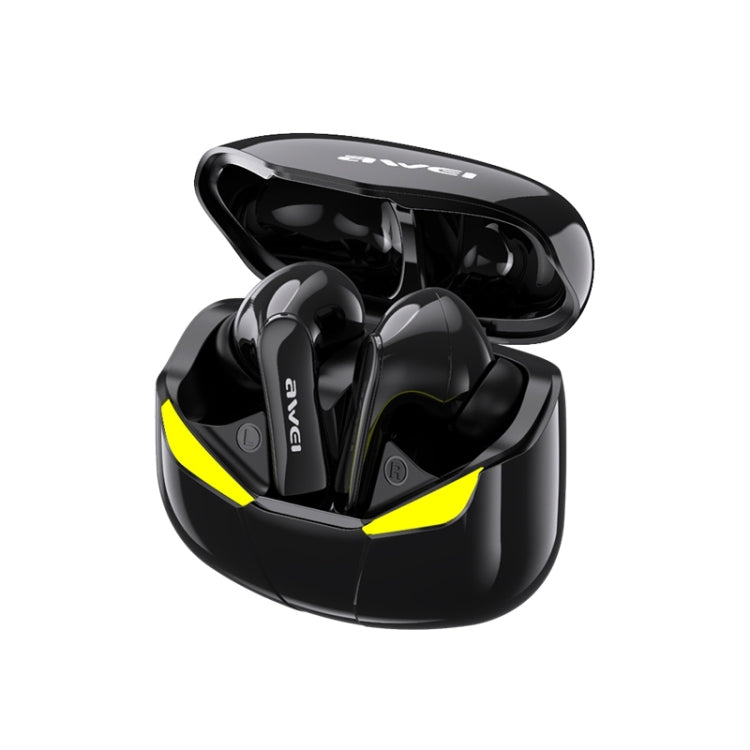 awei T35 Bluetooth V5.0 Ture Gioco sportivo wireless Auricolare TWS impermeabile Dual Mode IPX5 con custodia di ricarica