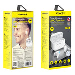 Awei TA1 Bluetooth V5.0 Ture Wireless Sport ANC con cancellazione del rumore IPX4 Cuffie TWS impermeabili con custodia di ricarica