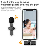 Microfono lavalier wireless per dispositivi Apple 8 pin