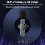 Microfono lavalier wireless per dispositivi Apple 8 pin