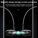 Auricolari Bluetooth M61 da collo in metallo