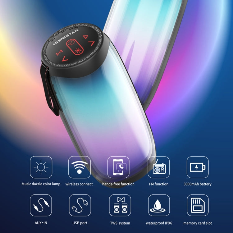 Altoparlante Bluetooth wireless impermeabile portatile HOPESTAR P40 Bluetooth 5.0, P40 (Black), P40 (Blue)