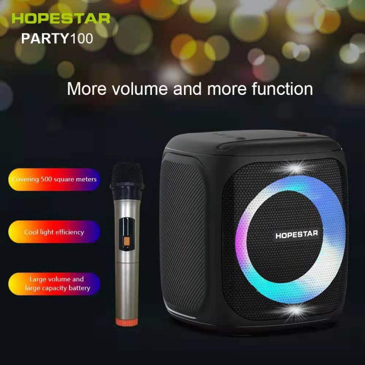 HOPESTAR Party100 Bluetooth 5.0 Altoparlante Bluetooth wireless portatile impermeabile con funzione di ricarica mobile, Party100(Black), Party100(Green), Party100(Blue)