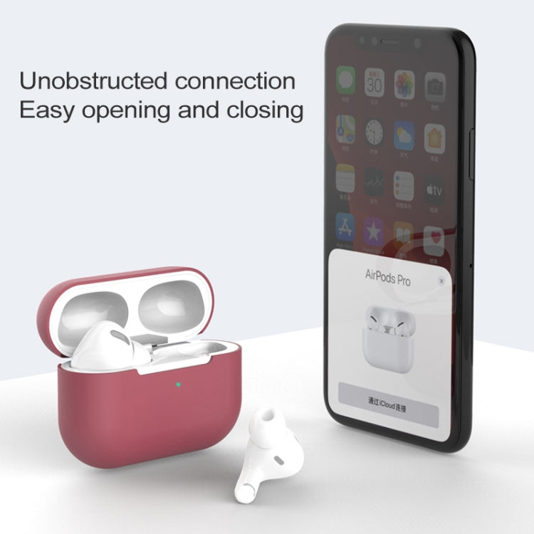 Per AirPods Pro Custodia protettiva per auricolari wireless in silicone senza fibbia