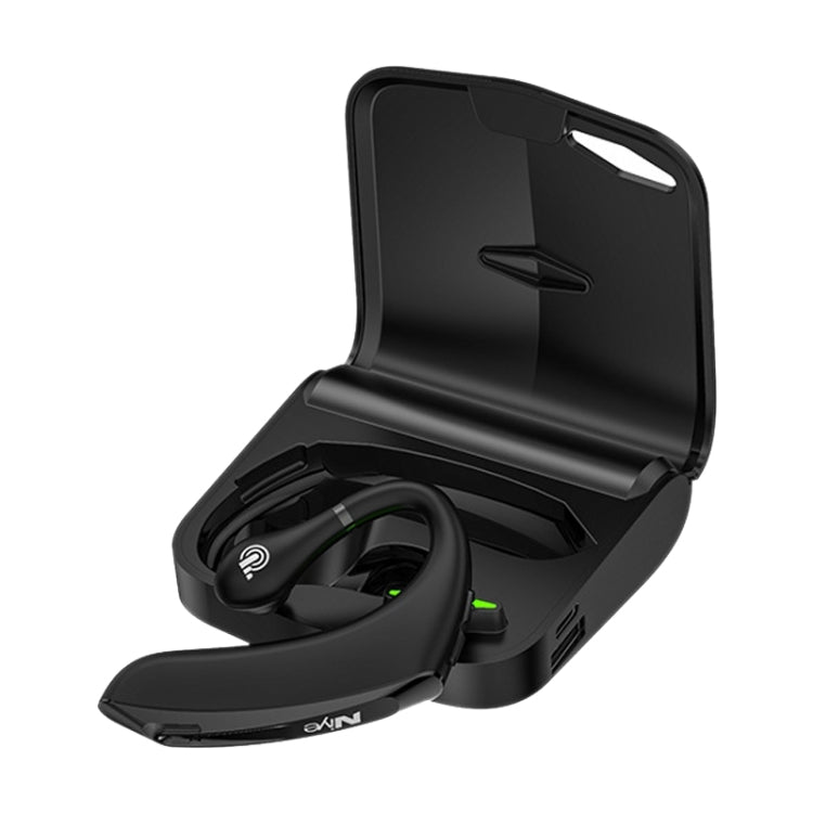 DS800 Bluetooth 5.0 Auricolare Bluetooth wireless sportivo universale stile orecchio sospeso con scatola di ricarica, Charging Box Version (Black), Charging Box Version (Red)