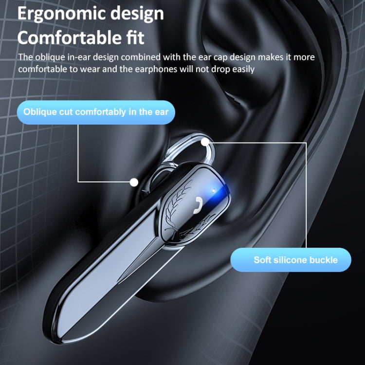 M81 CVC Riduzione del rumore Auricolare Bluetooth unilaterale da lavoro montato sull'orecchio, supporta Siri e One for Two