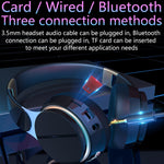 Cuffie wireless Bluetooth 5.0 per giochi con microfono