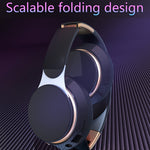Cuffie wireless Bluetooth 5.0 per giochi con microfono