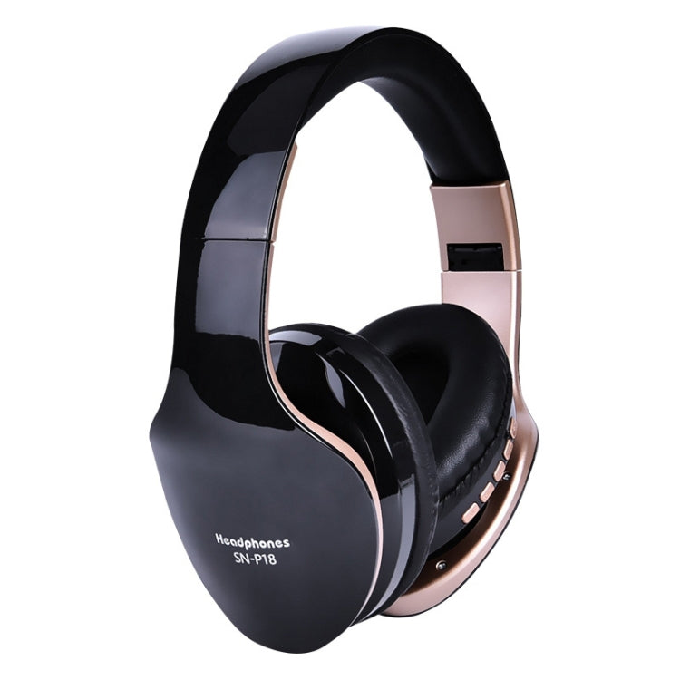 Auricolare wireless Bluetooth 4.0 pieghevole SN-P18 con microfono, supporto scheda TF
