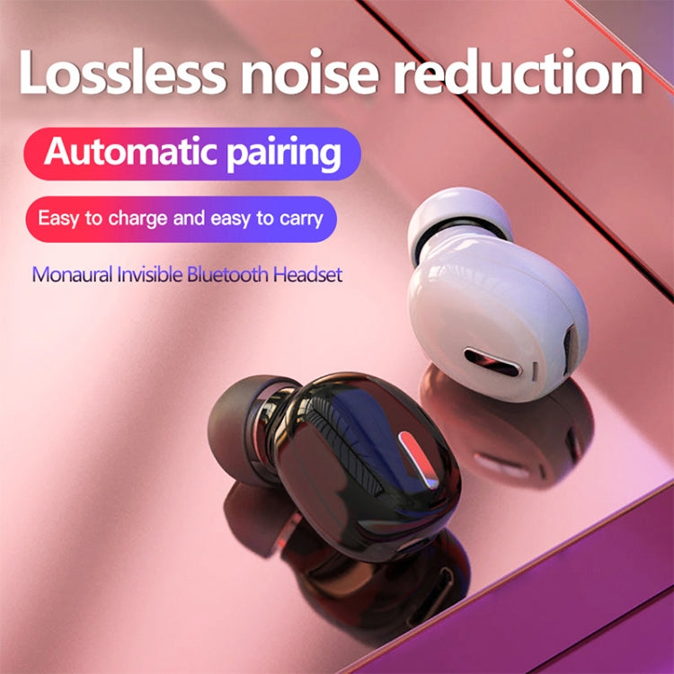 Auricolare Bluetooth X9 in-ear Nero e Bianco