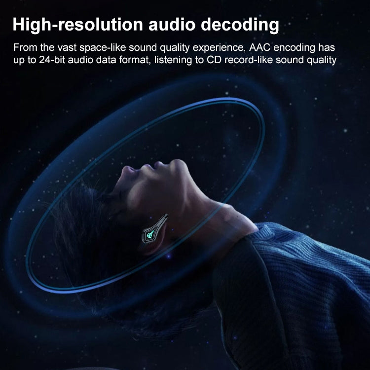 Auricolare Bluetooth TWS-A10 con ricarica wireless