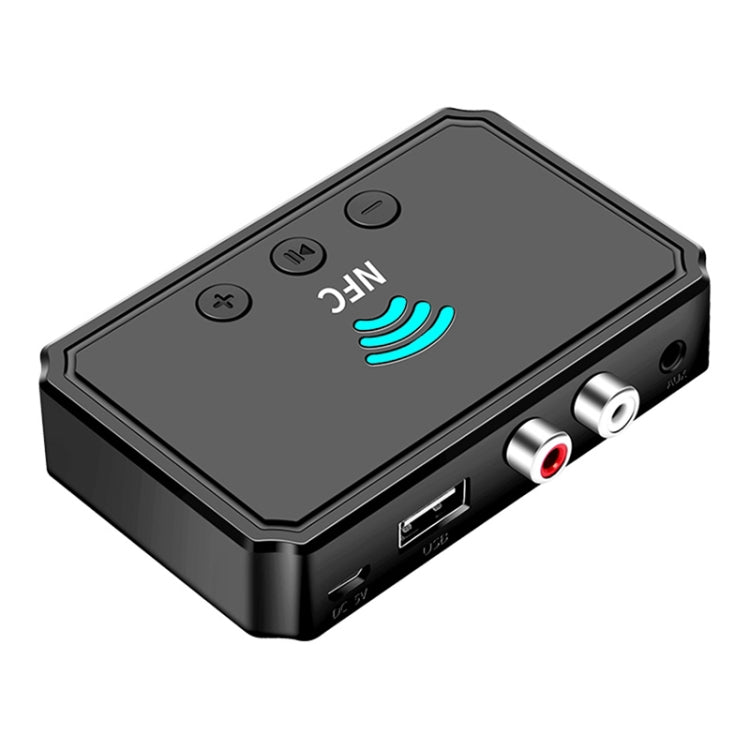 T36 NFC Bluetooth 5.0 ricevitore trasmettitore auricolare lettore audio per auto