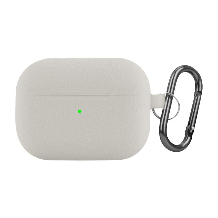Per AirPods Pro Litchi Texture Custodia protettiva per auricolari wireless in silicone