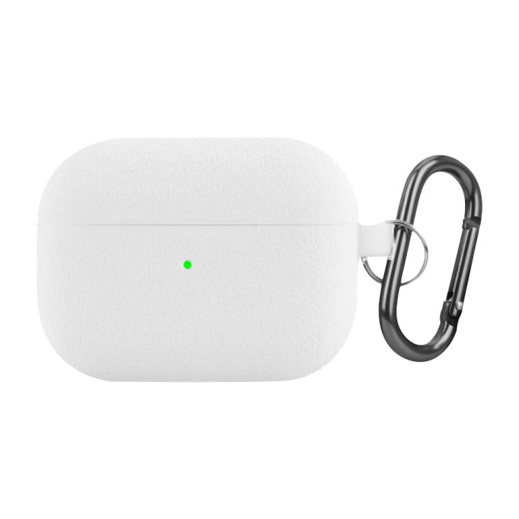 Per AirPods Pro Litchi Texture Custodia protettiva per auricolari wireless in silicone