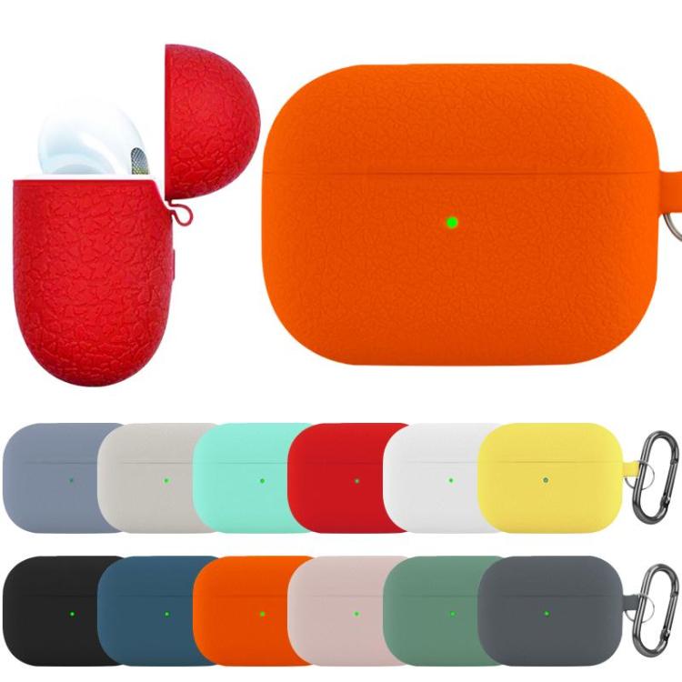 Per AirPods Pro Litchi Texture Custodia protettiva per auricolari wireless in silicone