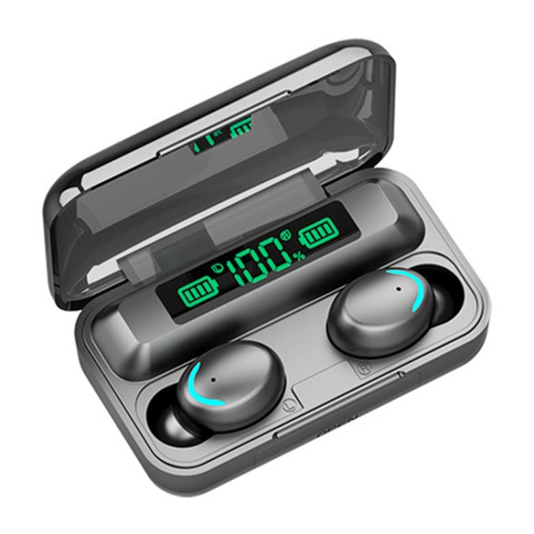 Auricolare Bluetooth F9-5C con luce LED e display digitale