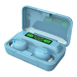 Auricolari Bluetooth F9-5C con Luce LED e Display Digitale