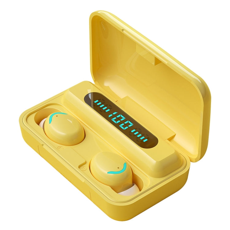 Luce respiratoria a quattro barre serie Macaron F9-5C + auricolare Bluetooth con riduzione del rumore con display digitale, F9-5C Macaron Four-bar Light Dark Blue, F9-5C Macaron Four-bar Light Pink, F9-5C Macaron Four-bar Light Baby Blue���������������...