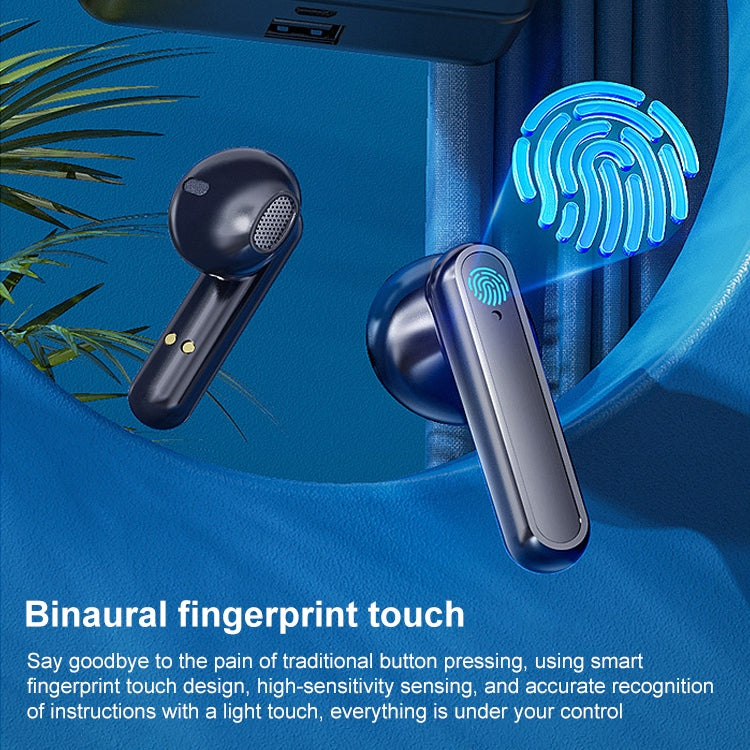 Auricolare Bluetooth wireless V9 Mirror Noodle con vano di ricarica