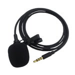 ZS0154 Microfono lavalier per registrazione con clip per collare per cellulare, lunghezza cavo: 1,2 m, 1.2m