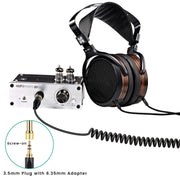 ZS0227 Cavo audio doppio a molla per cuffie da 3,5 mm per Denon AH-D7100 7200 D600 D9200 5200