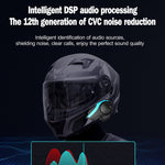 Auricolare Bluetooth 5.0 per casco moto con interfono 2000m