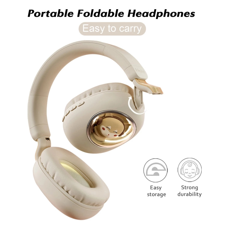 Cuffie stereo Bluetooth B4 RGB Cartoon Cuffie wireless, Purple, Blue, Pink, Black
