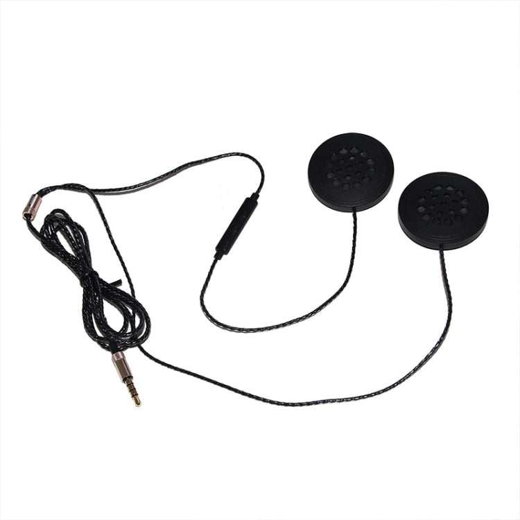 Cuffie cablate per casco da moto con interfaccia T33 da 3,5 mm, lunghezza: 1,2 m