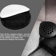 Cuffie cablate per casco da moto T33