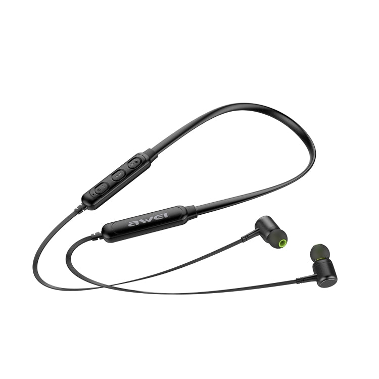 Awei G30BL Auricolare stereo sportivo Bluetooth senza fili montato sul collo