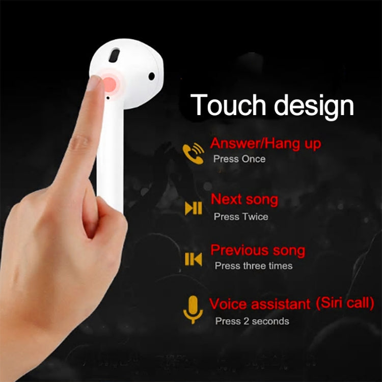 Lanpice XY-PODS10 TWS Auricolare Bluetooth 5.0 Supporto full touch Coperchio aperto Popup Supporto per auricolare Bluetooth Funzione di ricarica wireless