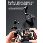 Awei T28P Bluetooth V5.0 TWS Ture Wireless Sport Auricolare con display a LED con custodia di ricarica