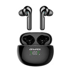 Awei T15P Bluetooth V5.0 TWS Ture Auricolare sportivo wireless con display a LED con custodia di ricarica, T15P