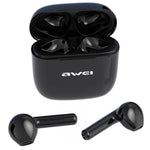 Awei T26 TWS Bluetooth V5.0 Ture Auricolare sportivo wireless con custodia di ricarica, T26 Pro