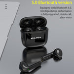 Awei T26 TWS Bluetooth V5.0 Ture Auricolare sportivo wireless con custodia di ricarica, T26 Pro