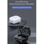 Awei T36 Bluetooth 5.0 Auricolare Bluetooth stereo wireless vero, T36(White), T36(Black)