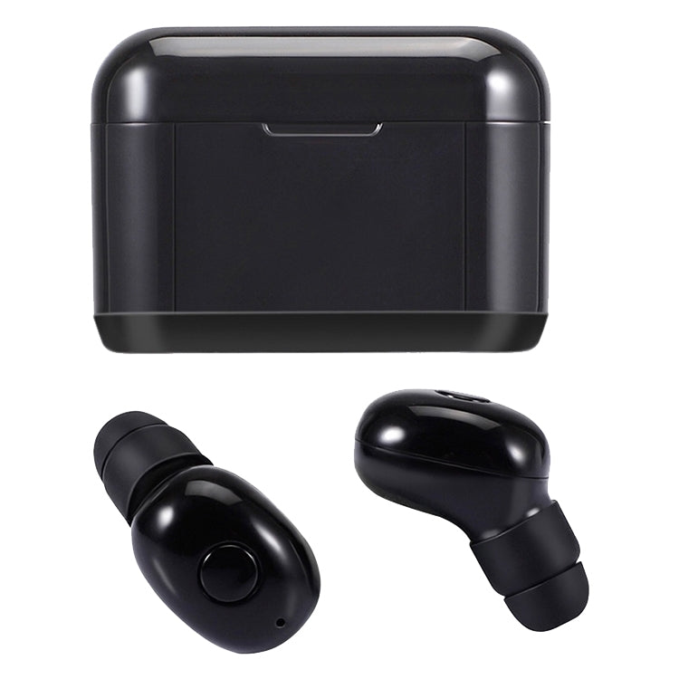 Auricolare Bluetooth wireless Bluetooth 5.0 impermeabile IPX DT-4 con scatola di ricarica magnetica da 350 mAh, supporto per le chiamate, DT-4