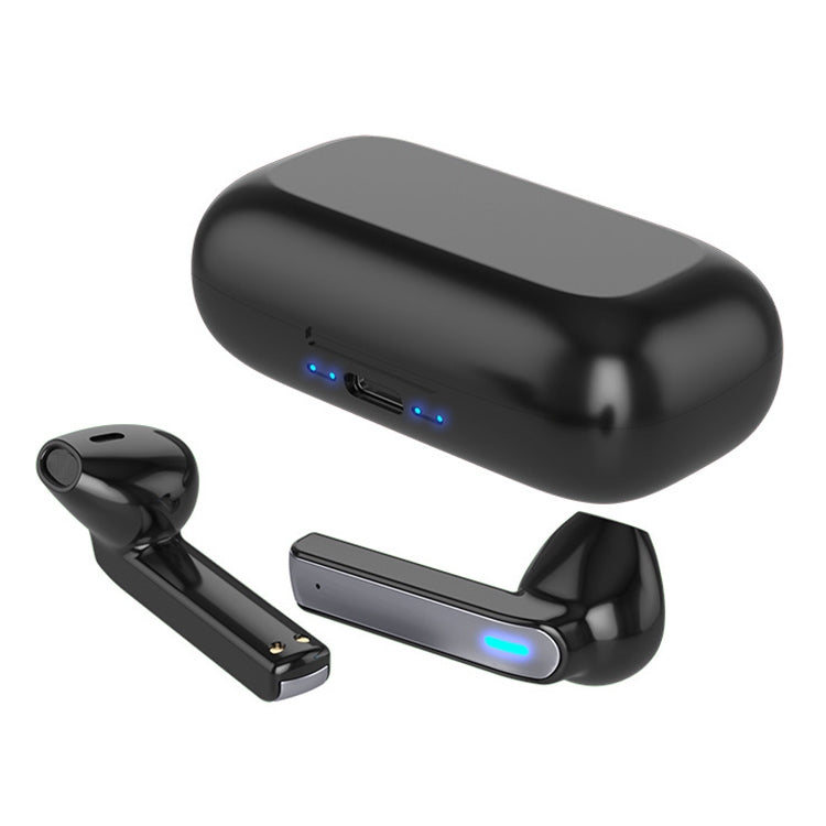 Auricolare Bluetooth semi-in-ear touch BQ02 TWS con scatola di ricarica e indicatore luminoso, supporta chiamate HD e assistente vocale intelligente