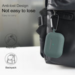 Per AirPods Pro 3 in 1 custodia protettiva per auricolari in silicone + gancio + set di corde anti-smarrimento, For AirPods Pro