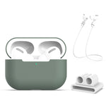 Custodia in silicone per AirPods Pro con cinghia anti-smarrimento